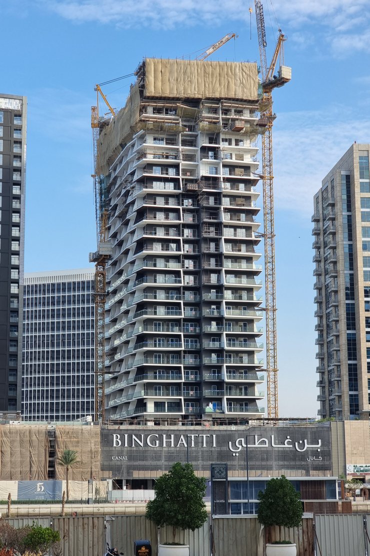 Binghatti Canal Construction